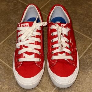 Keds Kids Red and White Sneakers